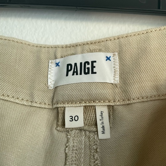 PAIGE Men's Beige Cargo Pants - Picture 4 of 4
